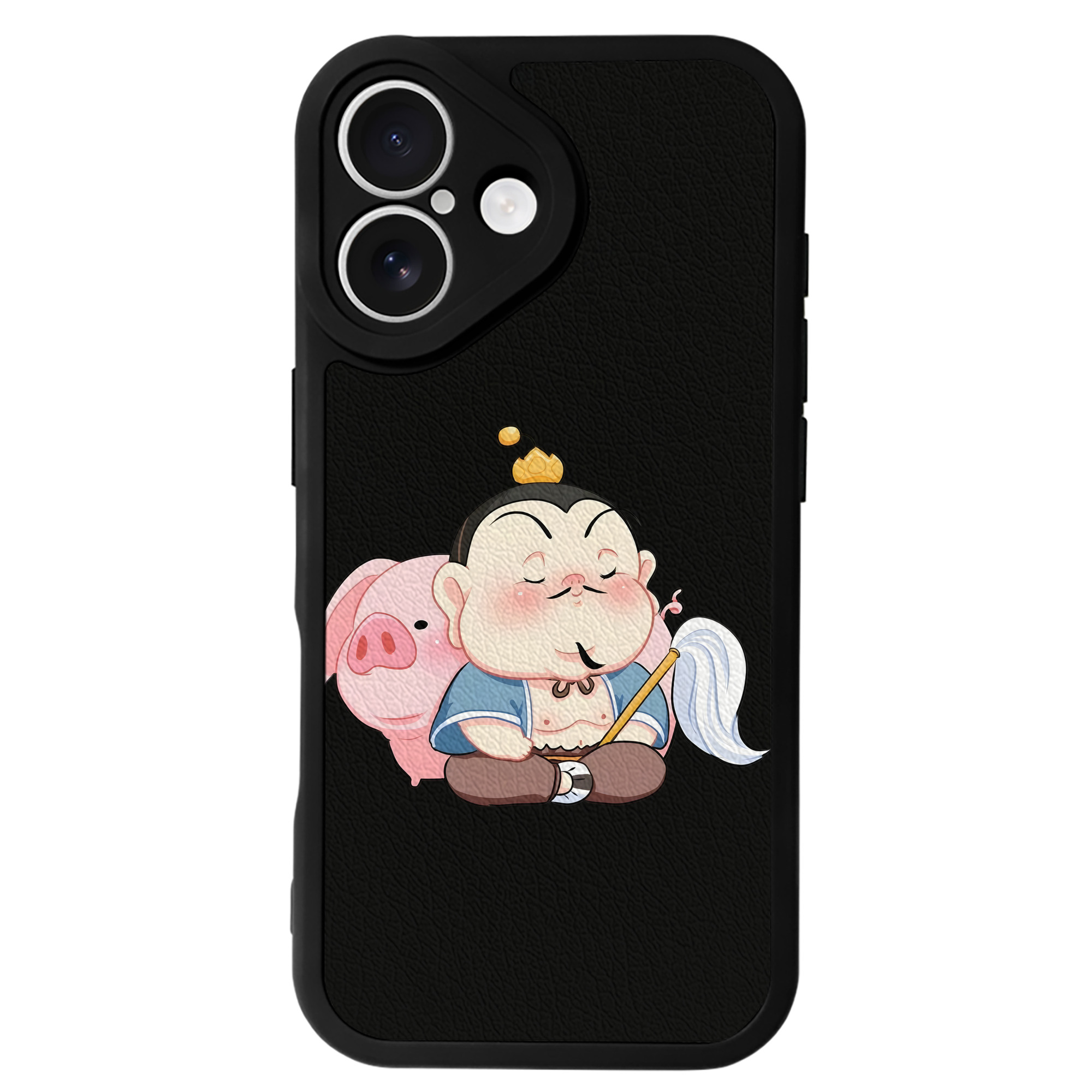 （画像用） Ne Zha 2 ナタ 魔童の大暴れ 【iPhone 16シリーズ対応】シリコンスマホケース（レザー調） 材質：シリコン